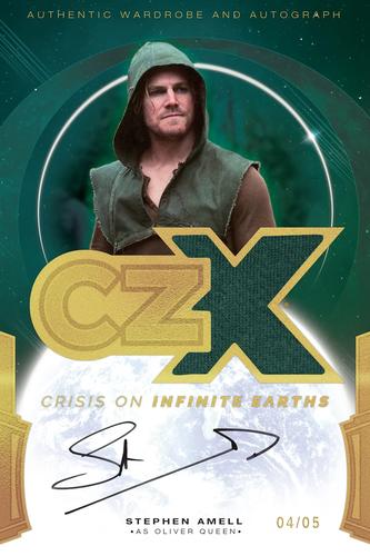 2022 Cryptozoic CZX Crisis on Infinite Earths - Oversized Autograph-Wardrobe #OS-SA Stephen Amell Front