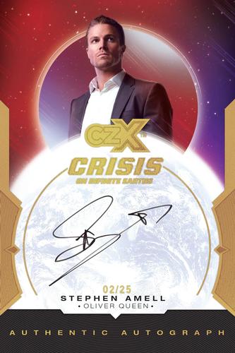 2022 Cryptozoic CZX Crisis on Infinite Earths - Oversized Autograph #OSA-SAOQ Stephen Amell Front