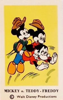 1966 Dutch Gum Disney (unnumbered copyright at bottom) #NNO Mickey o. Freddy - Teddy Front