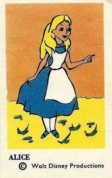 1966 Dutch Gum Disney (unnumbered copyright at bottom) #NNO Alice Front