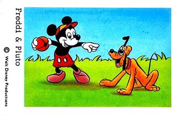 1966 Dutch Gum Disney (unnumbered copyright at bottom) #NNO Freddi & Pluto Front