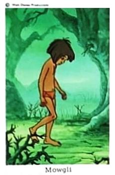 1966 Dutch Gum Disney (unnumbered, copyright at top) #NNO Mowgli Front