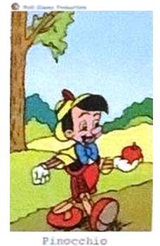 1966 Dutch Gum Disney (unnumbered, copyright at top) #NNO Pinocchio Front