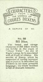 1919 B.A.T. Characters from the Works of Charles Dickens #38 Bill Sikes Back