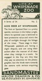 1934 Major Drapkin & Co. Life at Whipsnade Zoo #2 Axis Deer at Whipsnade Back