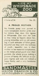 1934 Major Drapkin & Co. Life at Whipsnade Zoo #35 A Proud Mother Back