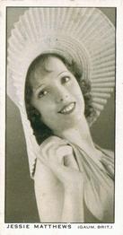 1934 Churchman's British Film Stars #20 Jessie Matthews Front