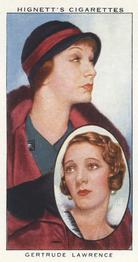 1938 Hignett’s Actors Natural & Character Studies # 32 Gertrude Lawrence Front