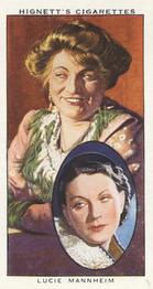 1938 Hignett’s Actors Natural & Character Studies # 36 Lucie Mannheim Front