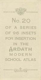 1936 Ardath Modern School Atlas #20 Tasmania Back