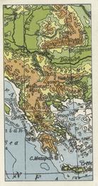 1936 Ardath Modern School Atlas #24 The Balkans Front