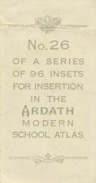 1936 Ardath Modern School Atlas #26 Bulgaria Back