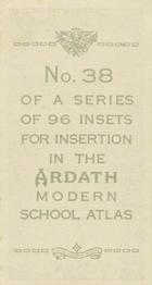 1936 Ardath Modern School Atlas #38 Edinburgh, Scotland Back