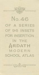 1936 Ardath Modern School Atlas #46 Morava, The Czech Republic Back