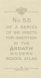 1936 Ardath Modern School Atlas #55 Hamburg, Germany Back