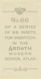 1936 Ardath Modern School Atlas #66 Bangkok, Thailand Back