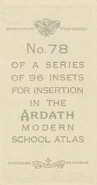 1936 Ardath Modern School Atlas #78 Khartoum, Sudan Back