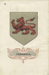 1910 B.A.T. Arms of the British Empire Silks #13 Tasmania Front