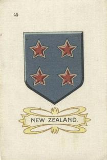 1910 B.A.T. Arms of the British Empire Silks #49 New Zealand Front