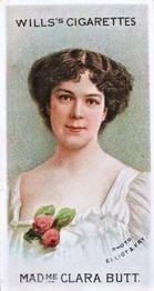 1911 Wills's Musical Celebrities #50 Clara Butt Front
