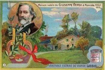 1902 Liebig Life of Verdi (French Text)(F718, S717) #1 1813 Front