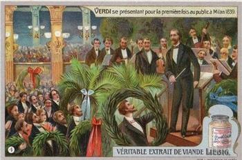 1902 Liebig Life of Verdi (French Text)(F718, S717) #4 1839 Front