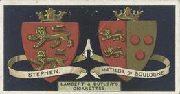 1906 Lambert & Butler Arms of Kings and Queens of England #4 Stephen Front