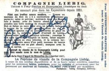 1902 Liebig Famous Rocks (French Text)(F712, S710) #NNO USA Back
