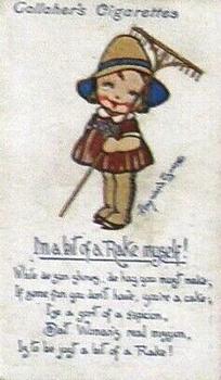 1916 Gallaher's Kute Kiddies #1 I'm a bit of a Rake myself ! Front