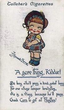 1916 Gallaher's Kute Kiddies #2 A sure thing Kiddie ! Front