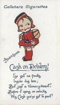 1916 Gallaher's Kute Kiddies #6 Cash on Delivery ! Front