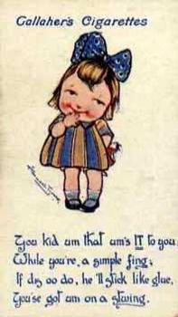 1916 Gallaher's Kute Kiddies #13 You Kid Um That Front