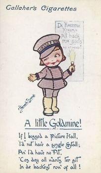 1916 Gallaher's Kute Kiddies #57 A little Goldmine ! Front