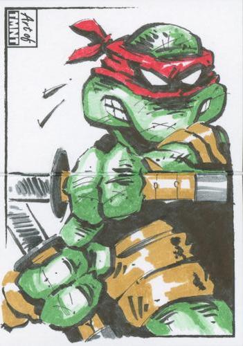 2019 Topps The Art of TMNT - Sketch Artists Panoramic #NNO Dan Contois Front