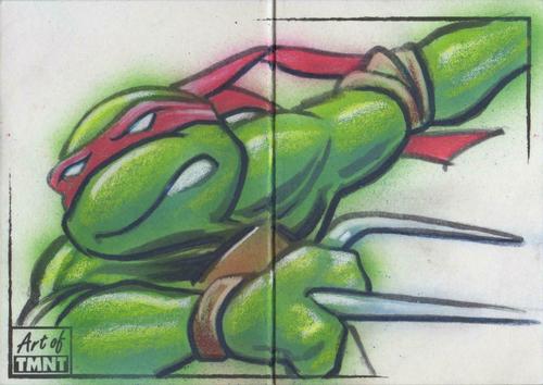 2019 Topps The Art of TMNT - Sketch Artists Panoramic #NNO Matthew Hirons Front