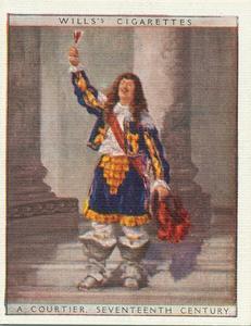 1929 Wills’s English Period Costumes (Large) #16 A Courtier, Seventeenth Century Front
