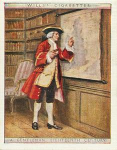 1929 Wills’s English Period Costumes (Large) #17 A Gentleman, Eighteenth Century Front