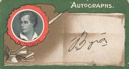 1910 Taddy & Co.'s Autographs Series 1 #7 Lord Byron Front