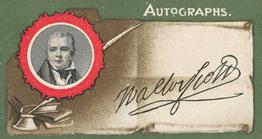 1910 Taddy & Co.'s Autographs Series 1 #8 Sir Walter Scott Front