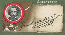 1910 Taddy & Co.'s Autographs Series 1 #9 Charles Dickens Front
