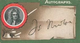 1910 Taddy & Co.'s Autographs Series 1 #16 Sir Isaac Newton Front