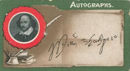 1910 Taddy & Co.'s Autographs Series 1 #17 William Shakespeare Front