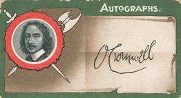 1910 Taddy & Co.'s Autographs Series 1 #18 Oliver Cromwell Front