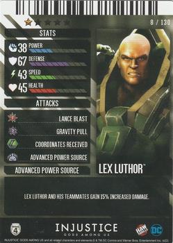 2022 Raw Thrills Injustice Arcade: Gods Among Us Series 4 #8 Lex Luthor Back