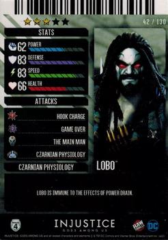 2022 Raw Thrills Injustice Arcade: Gods Among Us Series 4 #42 Lobo Back