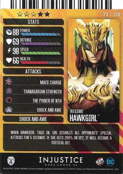 2022 Raw Thrills Injustice Arcade: Gods Among Us Series 4 - Foil #73 Hawkgirl Back