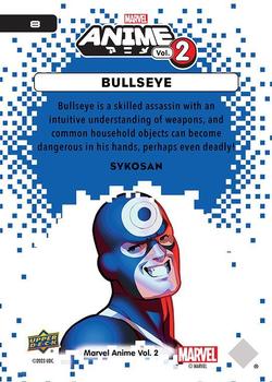 2023 Upper Deck Marvel Anime Vol. 2 #8 Bullseye Back