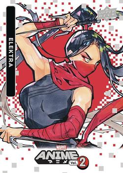 2023 Upper Deck Marvel Anime Vol. 2 #21 Elektra Front