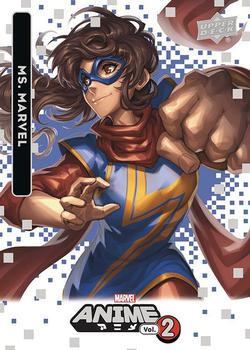 2023 Upper Deck Marvel Anime Vol. 2 #25 Ms. Marvel Front