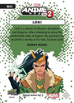 2023 Upper Deck Marvel Anime Vol. 2 #50 Loki Back